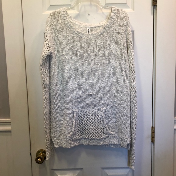 Bethany Mota | Chunky Knit Kangaroo Sweater - Picture 2 of 8